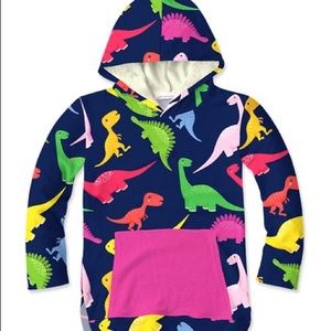 Dinosauur print lightweight hooded top. NWT sz 10